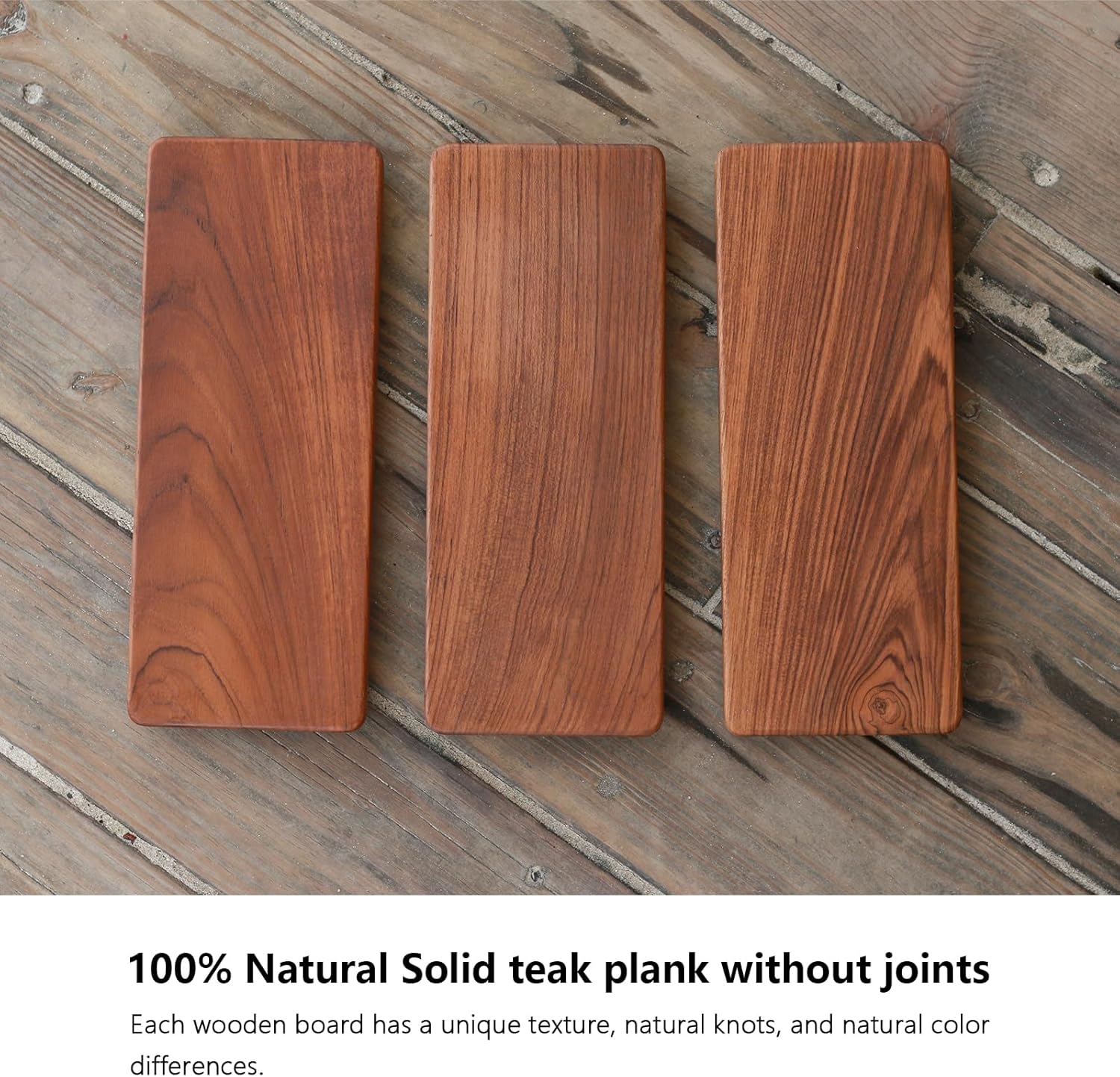 12.6"x5" Solid Teak Wood Riser & Tray - Farmhouse Organizer with Non-Slip Base | Rustic Bathroom & Kitchen Tray for Countertop, Sink Decor | Natural Finish Pedestal Stand (Neutral Home Decor)